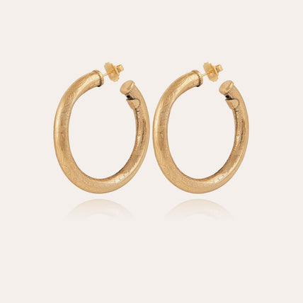 Maoro small hoop earrings in gold