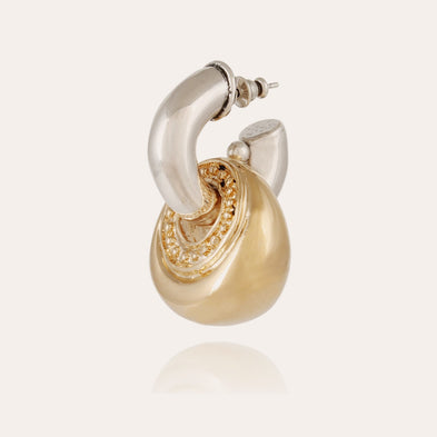 Boucles d'oreilles Minori bicolore