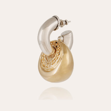 Boucles d'oreilles Minori bicolore