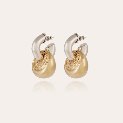 Boucles d'oreilles Minori bicolore