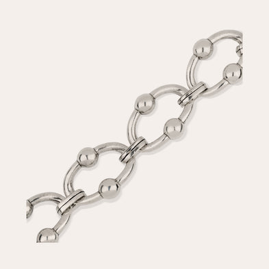 Rivage extra-large bracelet fine silver-plated