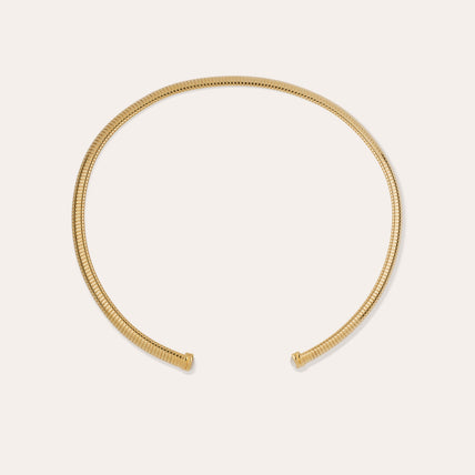 Collier Antigone doré - Nacre Blanche
