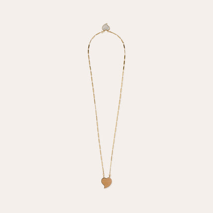Collier Scapulaire Mirage doré - Bois & Nacre Blanche 