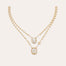 Scapular Necklace Ovo Gold - White Mother-of-Pearl