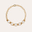 Collier Sirena doré - Cristal