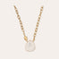 Billy Silia large gold necklace - Rock Crystal