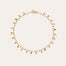 Collier Tangerine doré - Quartz Vert & Quartz rose
