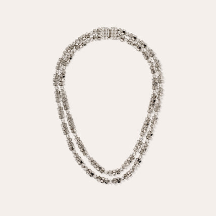 Collier Trevise finition rhodium