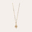 Agapa long necklace gold crystal