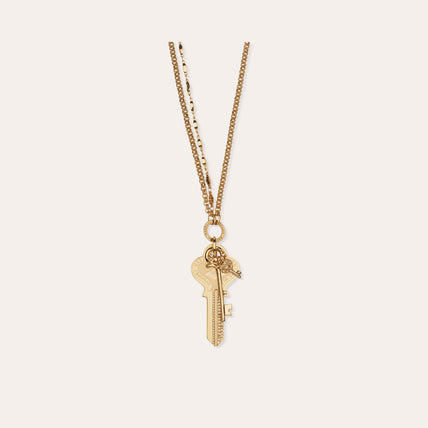 Collar largo Lancelot dorado