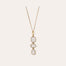 Sireine gold long necklace - Crystal