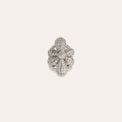 Bague Agapa argentée - Zircone