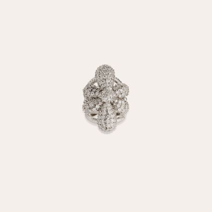 Bague Agapa argentée - Zircone