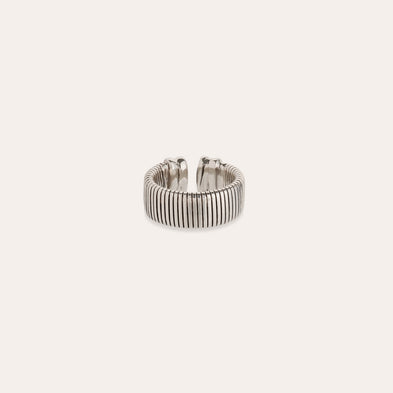 Aida Silver Bangle Ring