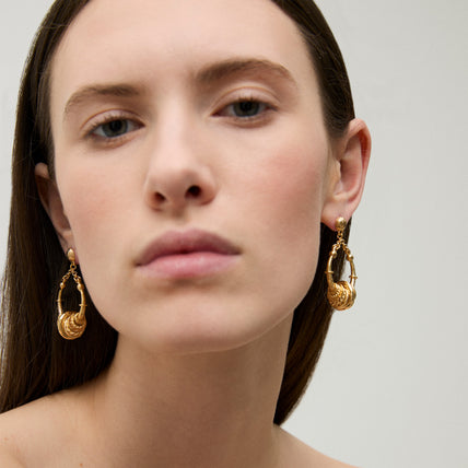Boucles d'oreilles Maranzana mini dorées