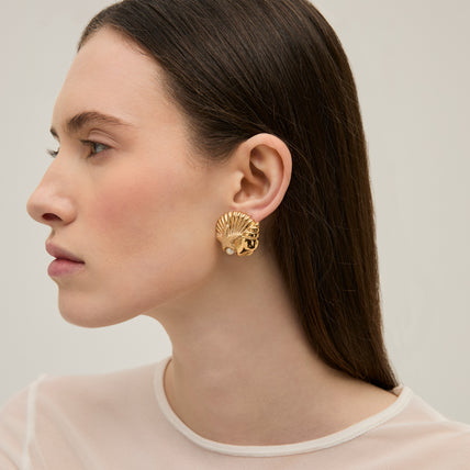 Boucles d'oreilles Mareva dorées