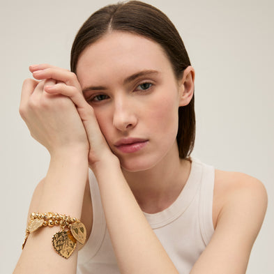 Bracelet Merlin Love doré