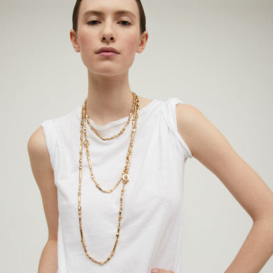 Collier Kali moyen modèle doré