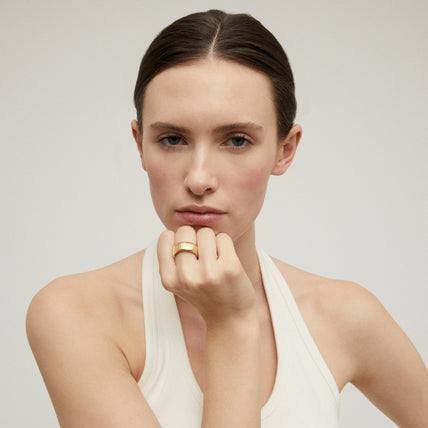 Bague Aida jonc dorée