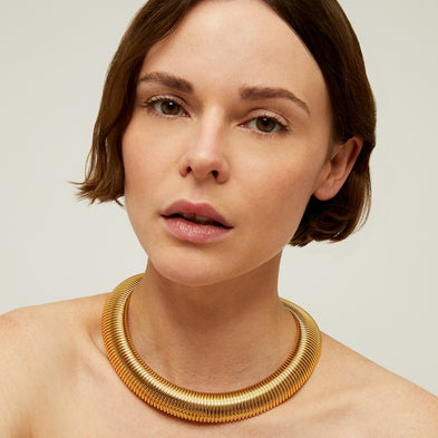 Collier Aida petit modèle doré