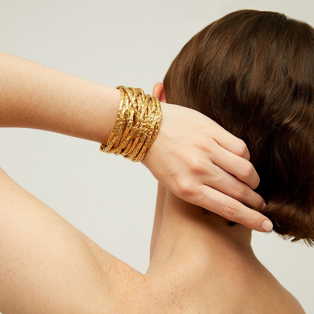 Gold Liane Cuff Bracelet – Gas Bijoux