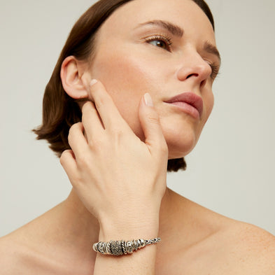 Marquise Chain silver bracelet