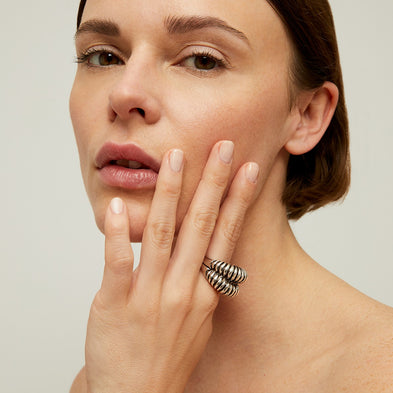 Silver Tiki ring