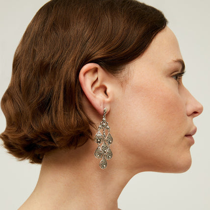 Orferia small silver earrings