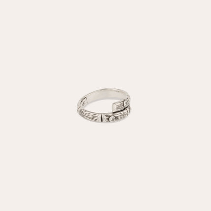 Bague Bambini Liane strass argentée