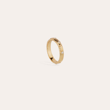 Bague Bambini strass dorée