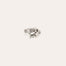 Bambou Liane silver-tone crystal ring