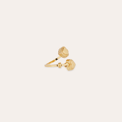 Bague Duality Amore dorée 