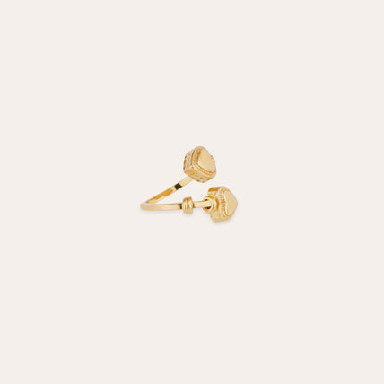 Bague Duality Amore dorée 