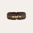Bracelet Ecume acetate doré - Marron