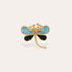 Libelula Gold Ring - Turquoise