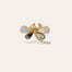 Libelula Gold Ring - White Mother-of-Pearl