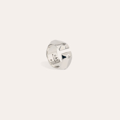 Bague Mila strass argentée