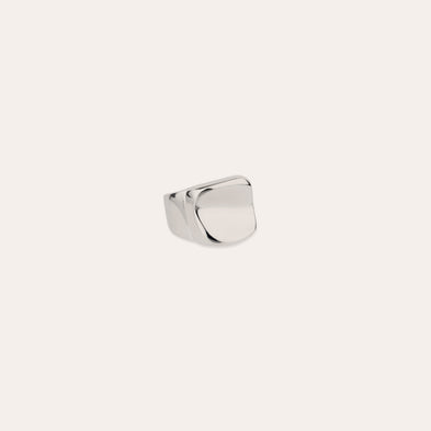 Bague Square mini argentée