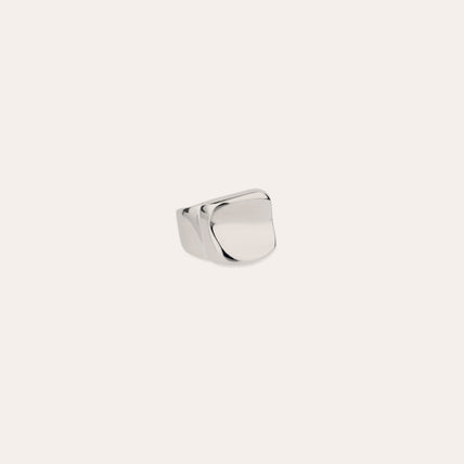 Bague Square mini argentée