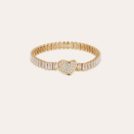 Coeur gold glitter bracelet 