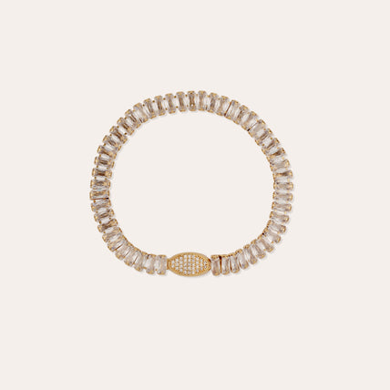 Paillette gold-tone bracelet