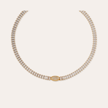 Golden Paillette Necklace 