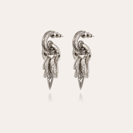 Boucles d'oreilles Lizza argentées