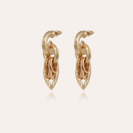 Boucles d'oreilles Lizza dorées