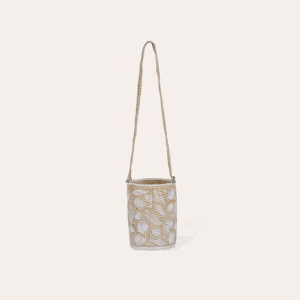 Sac seau Tahiti raphia