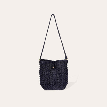 Sac seau Les Palmiers raphia