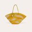 Sac panier Les Salins raphia - Moutarde