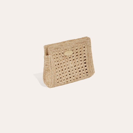 Your free Canoubiers mini raffia pouch (random color)