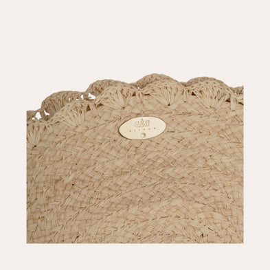 Sun Raffia Clutch Bag