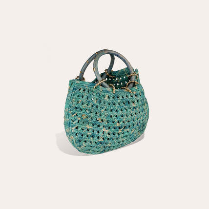 Sac bourse Canoubiers raphia